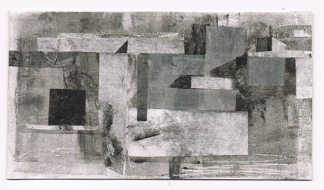 monotype and paper collage 2016