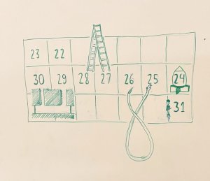 ידידיה גזבר - טבלת ייאוש על קיר בית בעזה