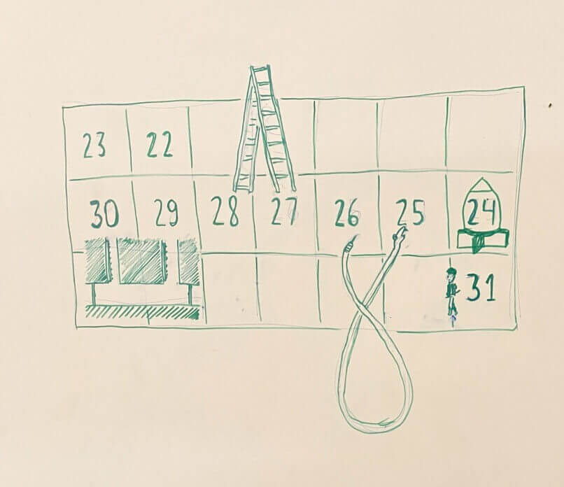 ידידיה גזבר - טבלת ייאוש על קיר בית בעזה
