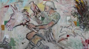 ללא כותרת, 100x160 ס״מ, מולטי מדיה על בד, 2023