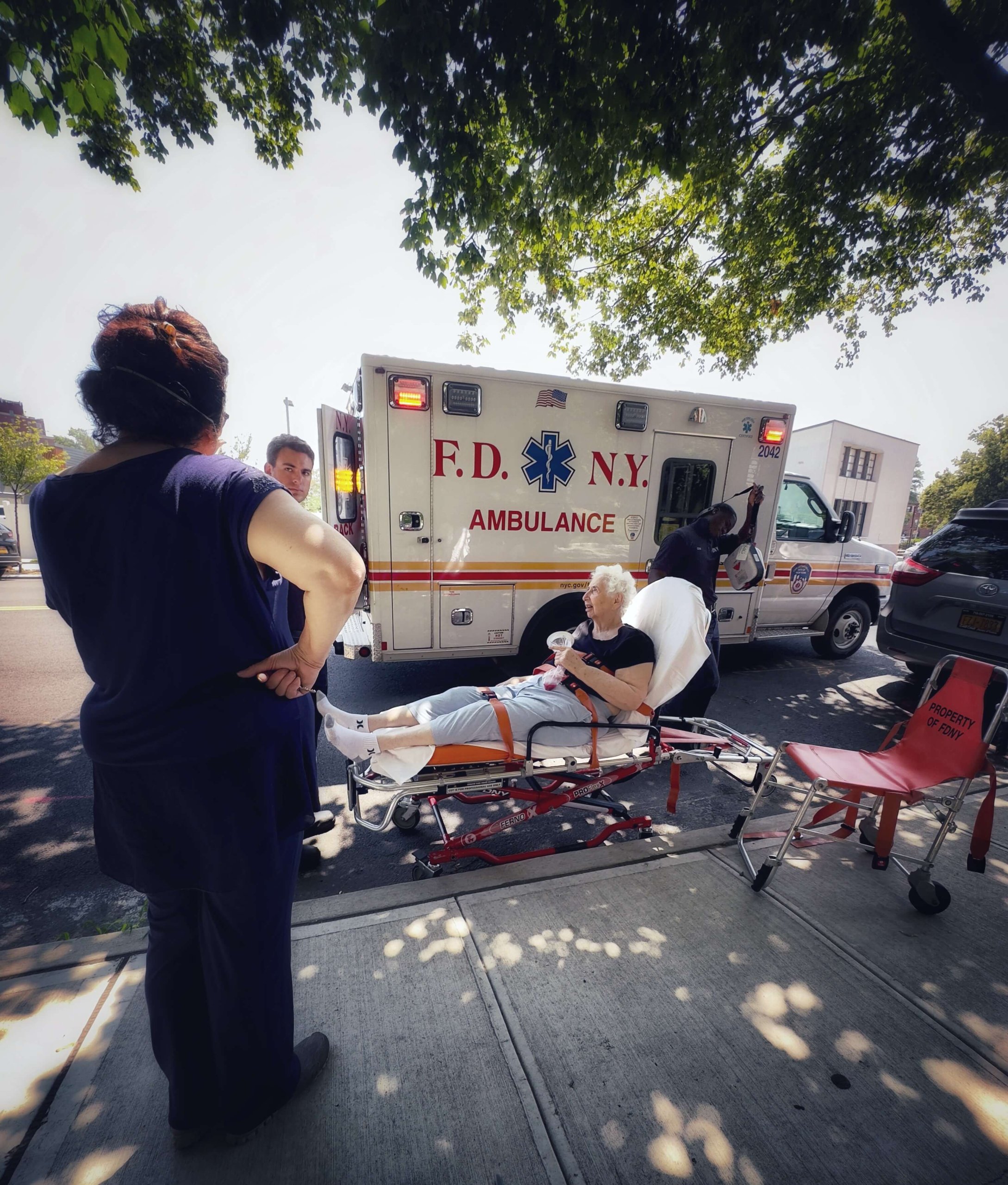 Ambulance, 2025. Archival pigment print, variable dimensions Ambulance, 2025. Archival pigment print, variable dimensions